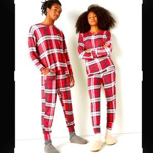 NWT Victoria’s Secret XL Pepper Plaid Cosy Sleep/ Lounge Joggers With Pockets